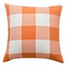 Drop Shipping Nordic Sofa Art Linen Yarn-Dyed Large Lattice Cushion Cover Pillowcase