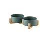Durable Ceramic Pet Dog Bowl Marble Feeder Bowls for Dogs and Cats round Pet Ceramic Feeder Dog Food Bowl
