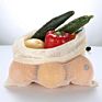 Durable Design for Vegetable Organic Cotton Mesh Shop Drawstring Bag