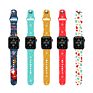 Eamiruo Charm Christmas Tree Pattern Printed for Apple Watch Band 38Mm 42Mm Soft Silicone Sport Watch Strap Series 6/5/4/3/2