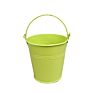 Easter Gift Bucket Small Colored Metal Bucket with Handle Colorful Galvanized Bucket Metal Pail