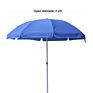 Easy to Open Fiberglass Pole Support Wind Resist Beach Parasol Umbrella