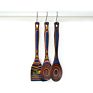 Eco-Friendly Durable Natural 3Pieces Pakkawood Olive Wood Oak Kitchen Utensils Cooking Accessories Set