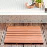 Eco-Friendly Natural Rectangle Bamboo Bathroom Bathtub Mat