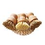 Eco Friendly Bamboo Palm & Sisal Bristles round Mini Scrub Brush Pot Brush Dish Scrubber Natural Kitchen Cleaning Scrubber