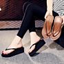 Eco Friendly Comfortable Women Wedge Heel Beach Sandals Flip Flops Flip-Flops Slippers Women Slippers