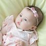 Elastic Velvet Bow Headband European and American Retro Baby Hair Accessories Pure Color Knotted Non-Marking Headband