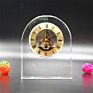 Elegant Clear Wedding Favor Crystal Clock Gift Home Decoration Gift Clock