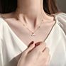 Elegant Luxury Minimalist Dainty Jewelry 925 Sterling Silver Shell Mermaid Pendant Extension Chain Necklace for Women