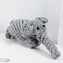 Elephant Lion Crocodile Bone Chew Cotton Rope Dog Toys