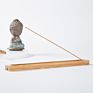 Engraved Bamboo Material Stick Plate Incense Holder Fragrant Ware Stick Incense Burner Bamboo Line Incense Burner