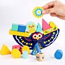 Equilibrium Game Stacking Blocks Wooden Sorting Toy Owl Shape Balancing Game Educational Toys