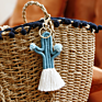 Etsy Handmade Mamcrame Bag Charms Boho Rainbow Macrame Keychain