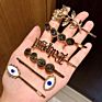 European Style Hair Accessories Gothic Style Retro Rose Hairpins Girls Evil Eyes Alloy Hair Pin