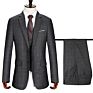 Eu/Us Size Notched Lapel Slim-Fit Single Breasted 2 Buttons Regular Men's Suits 3 Pieces Set