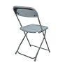 Event Plastic Folding Chair Outdoor with Metal Legs
