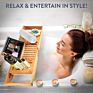 Expandable Wood Home Decor Bamboo Bathtub Tray Caddy