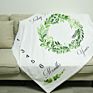F1921 Photography for Newborn Gift Grass Ring Pattern Flannel Baby Milestone Blanket