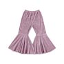Fall Kids Flare Toddler Girl Bell Bottoms Velvet Pant for Infant Girls Solid Stretch Girls Flare Pants