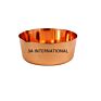 Fancy Dog Bowl Mesh Cutting Designer Copper Stand with Steel Feeding Cup Pet Tub for Pet Animals Feeding Pet Bowls