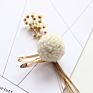 Fancy Metal Snap Clips with Pom Pom Hair Clips Cute Baby Hair Accessories Hair Pin for Girls Kids
