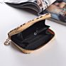 Fashionable Leopard Animal Designer Zipper Coin Purses Card Holder Short Wallet Zip around Women Leather Wallet