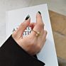 Fashionable S925 Sterling Silver Thin Bee Ring 18K Gold Plated Zircon Bee Open Ring for Women