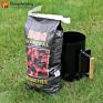 Fast Ignition Heat Resistant Bucket Charcoal Chimney Starter for Outdoor Camping