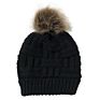 Faux Fur Pompom Knitted Hats for Women Pom Pom Beanies