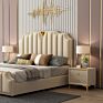 Faux Leather Upholstered Modern Nightstand Bedside Tables for Bedroom