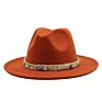 Fedora Hats for Women Cowboy Hat Felt Western Ladies Stageholidsy Party Wide Brim Jazz Cap Sombreros Para Mujeres Gorra