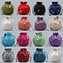 Fillet Draw Bag 11*13 Embroidered Brocade Pouch Walnut Buddha Bead Gift Bag