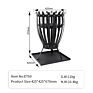 Fire Pit Outdoor Garden Iron Fire Pit