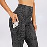 Fitness Animal Prints Snake Skin Skinny Leggings Elastic Waist Women Stretchy Workout Yoga Leggings