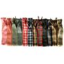 Flat Plaid Cotton Shoelaces Female 2.5 Cm Wide Ribbon Shoe Lace for Boot Sneaker 120 Cm