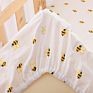 Floral Printed Organic Muslin Baby Bed Cotton Crib Sheets
