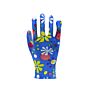 Flower Design Polyester Garden Gloves Nitrile Coated Safety Work Gloves/Garden Gloves