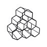 Foldable Wine Rack Honeycomb Wine Bottles Rack for Storage