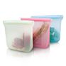 Food Grade Reusable Fresh Sealed Silicone Food Storage Bag