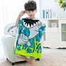 Formaldehyde Free Soft Cartoons Dinosaur Shark Swimwear Cover up Boy Kids Hooded Beach Wear Cape Bath Towel with Hat