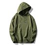 Free Sample 100% Cotton Plain Color Printed Hoodies for Men