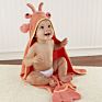 from 100%Cotton Terry Animal Shape Baby Hooded Towel,Baby Washer 3D Lobster Laughs Bath Towels