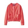Gabby Loop Kids Children Girl Thin Spring Autumn Knitted Sweater Red Lace Embellished Cardigan for Child