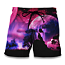 Galaxy Shorts for Men Casual Shorts Men Short Trousers with Drawstring