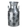 Galvanized Planter Super Fine Handmade Milk Can Classic Indian Stylish Designer Flower Holder