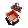 Garden Decoration Windproof Wooden Feeder Outdoor Hanging Wild Bird Animal Diy House