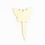 Garden Decorative Natural Wood Plant Markers Plant Labels Biodegradable Plant Stick