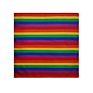 Gay Pride Rainbow Bandanas Cotton Hand Kerchief Rainbow Stripe Square Scarf Bandana