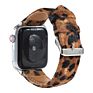 Genuine Leather Horsehair Classical Leopard Design for Apple Watch Series 4 Band Leather Strap for Smart Watch