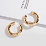 Geometric Exaggeration Trend Metal C-Shaped Earrings Female Earrings Punk Retro Jewelry